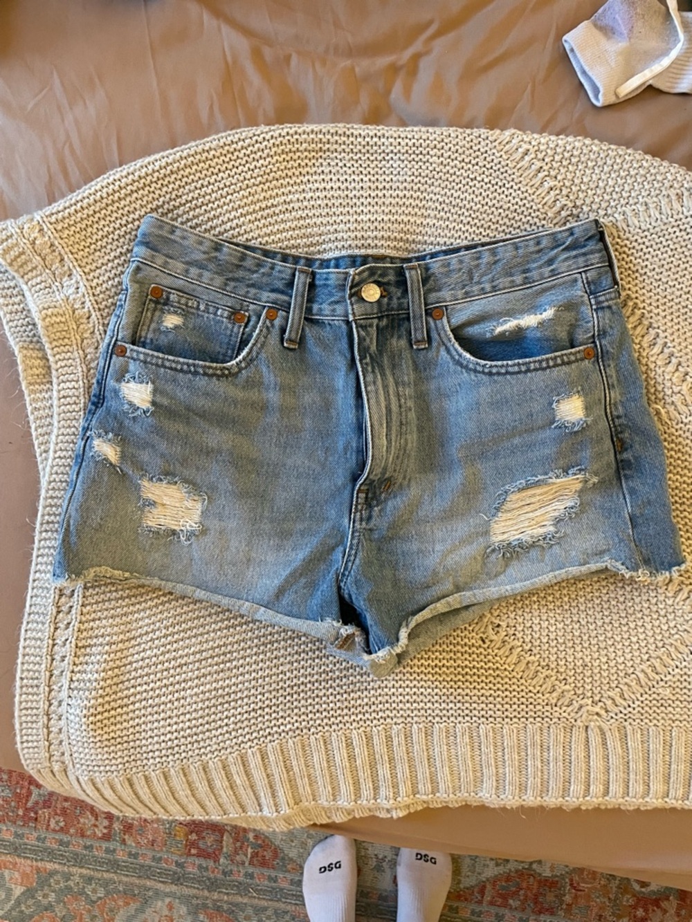 Madewell Blue Denim Women's Shorts